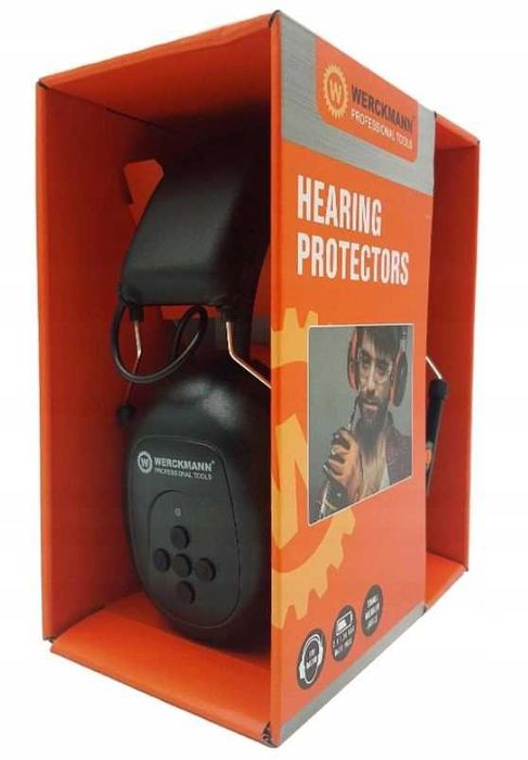 Протишумові навушники, будівельні для захисту слуху з FM радіо