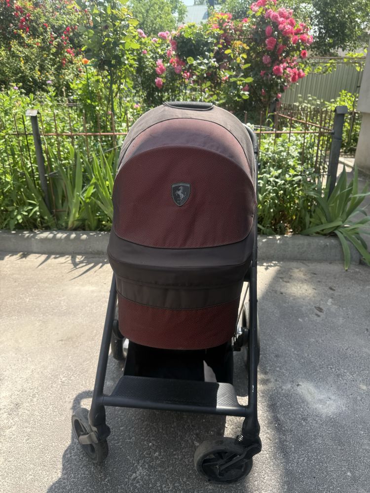 Коляска 2в1 cybex balios S Ferrari + манеж і розвиваючий коврик