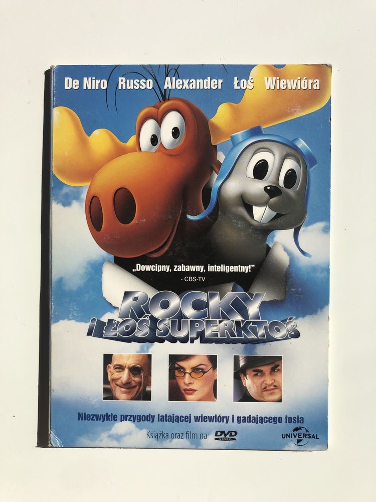 Rocky i Łoś Superktoś - film DVD