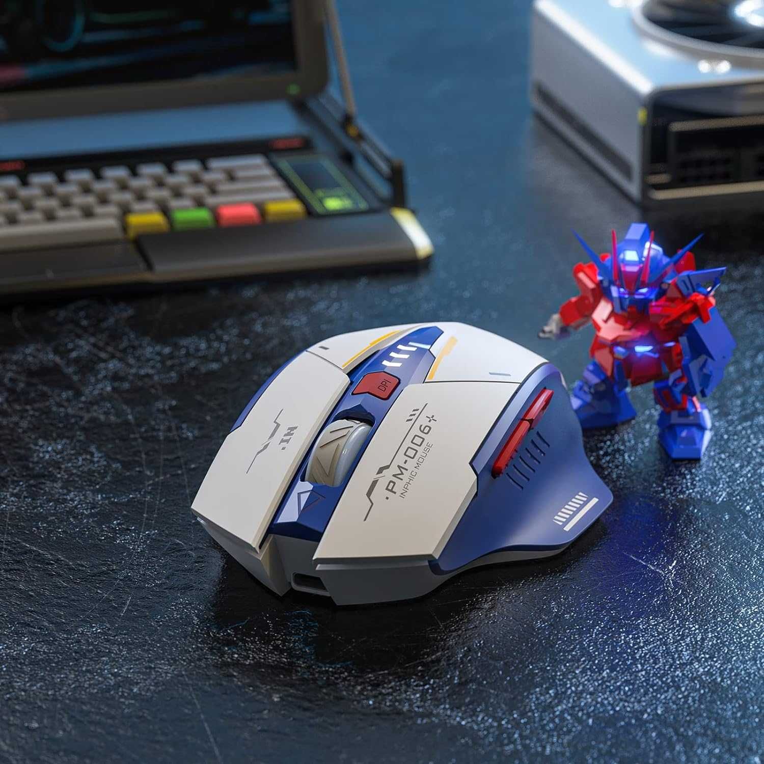 Bezprzewodowa mysz PRO gamingowa Inphic M6P TRANSFORMERS