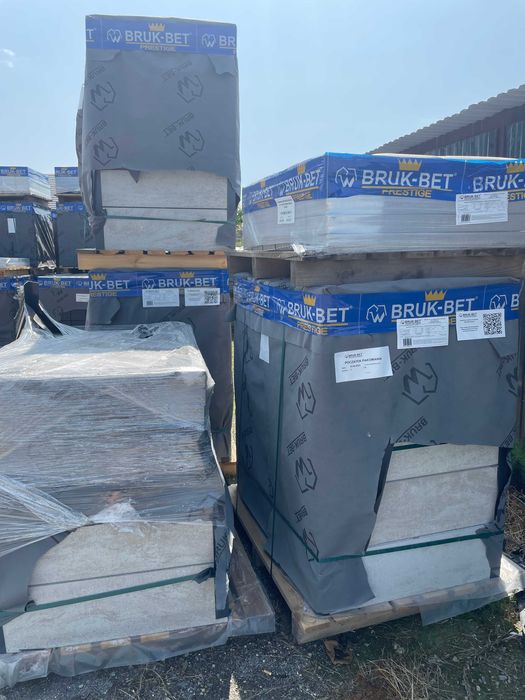 Stopnie blokowe 100x35x15cm stopnica brukowa biały kremowo beżowy