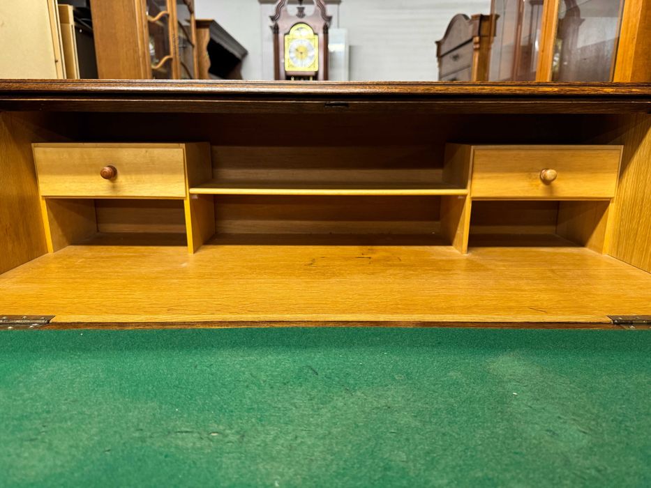 Sekretarzyk w stylu ludwikowskim komoda drewniana sekretarzyk dębowy