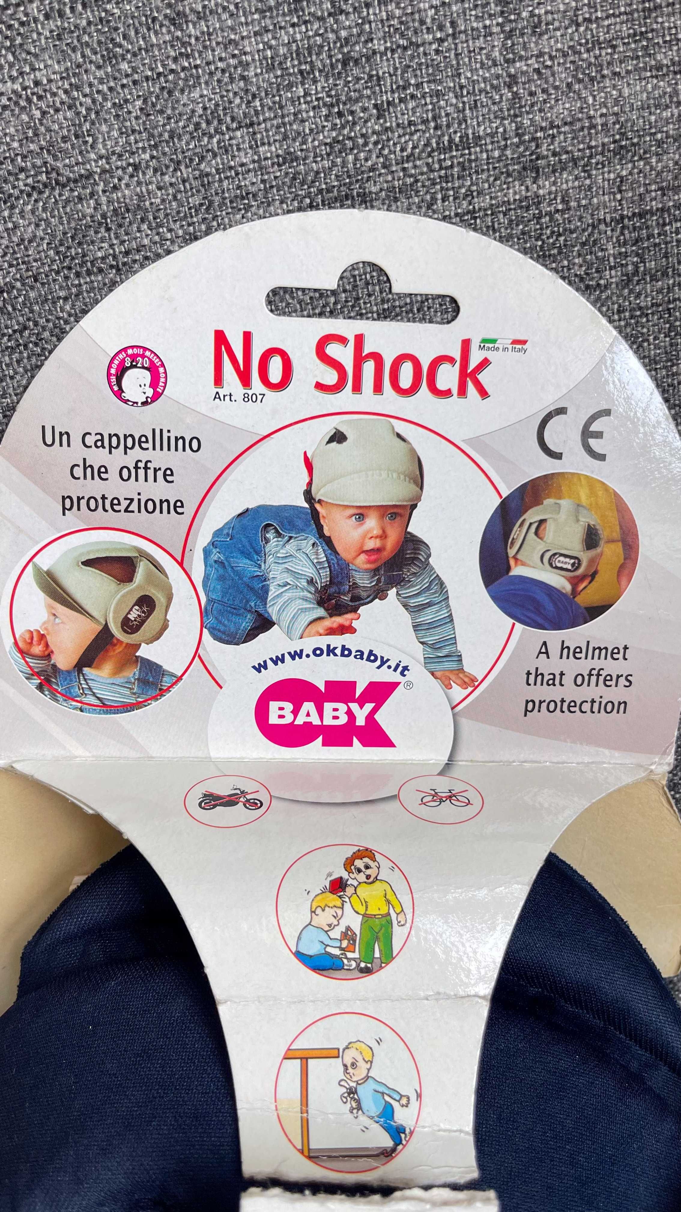 OkBaby No Shock Baby Helmet kask dla dzieci