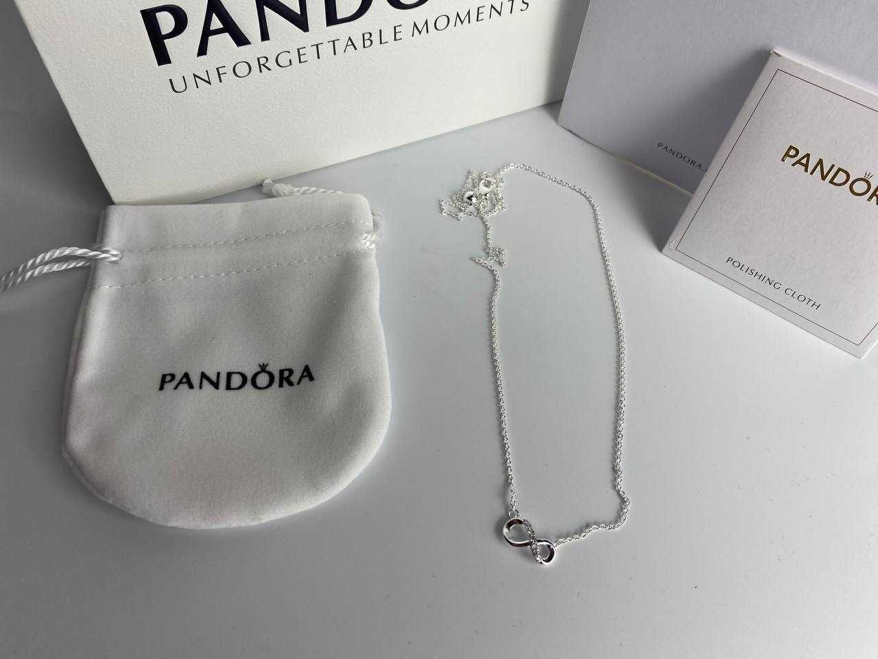 Pandora намисто Сяючий символ нескінченності