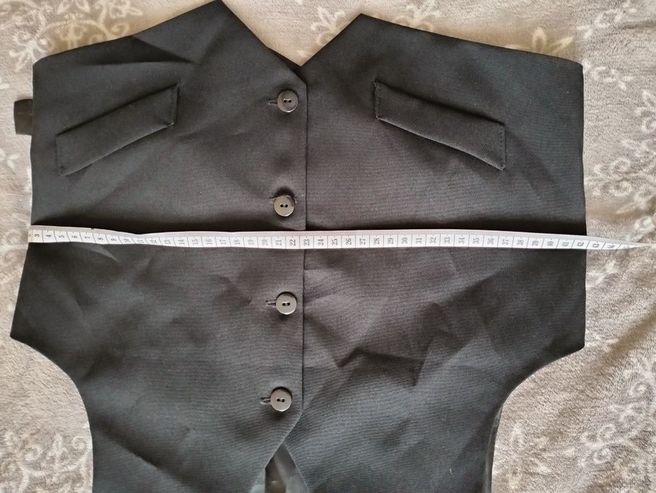 Kamizelka chłopięca, 140, czarna, apel, święta, uroczystość