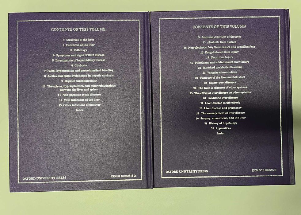 Oxford Textbook of Clinical Hepatology 2nd edition - 2 volumes - novo