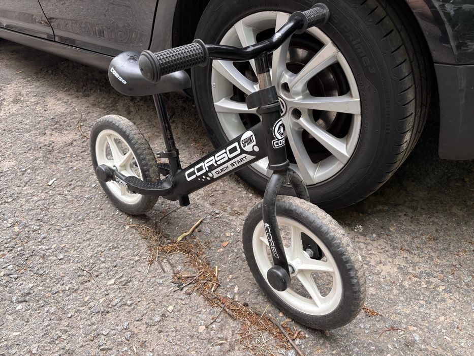 Велобіг Corso сталева рама 12 сорний