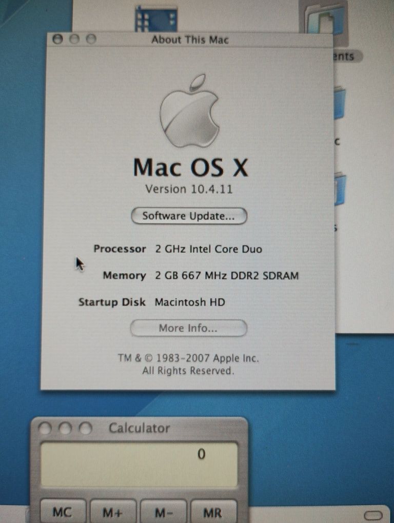 Macintosh iMac 2gb ram