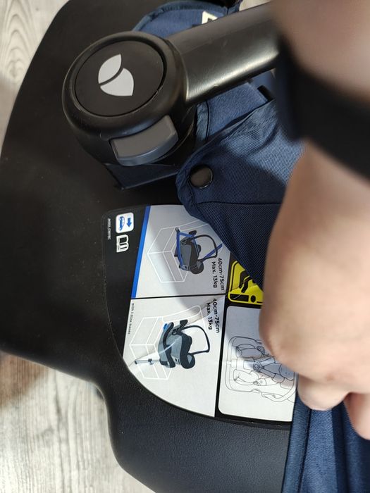 Fotelik samochodowy Joie z bazą ISOFIX 0-13 kg nosidło Deep Sea