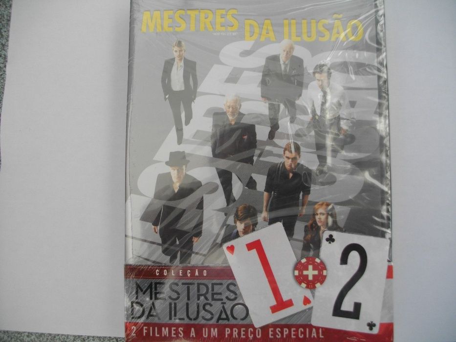 Pack DVD: Mestres da ilusão 1 e 2 (selado)