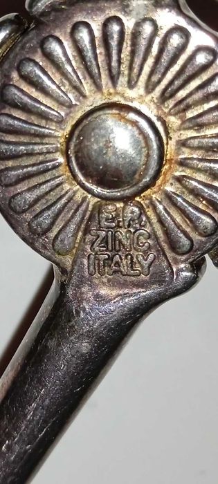 Pinça de Salada Vintage Banhada a Prata EP ZINC ITALY
