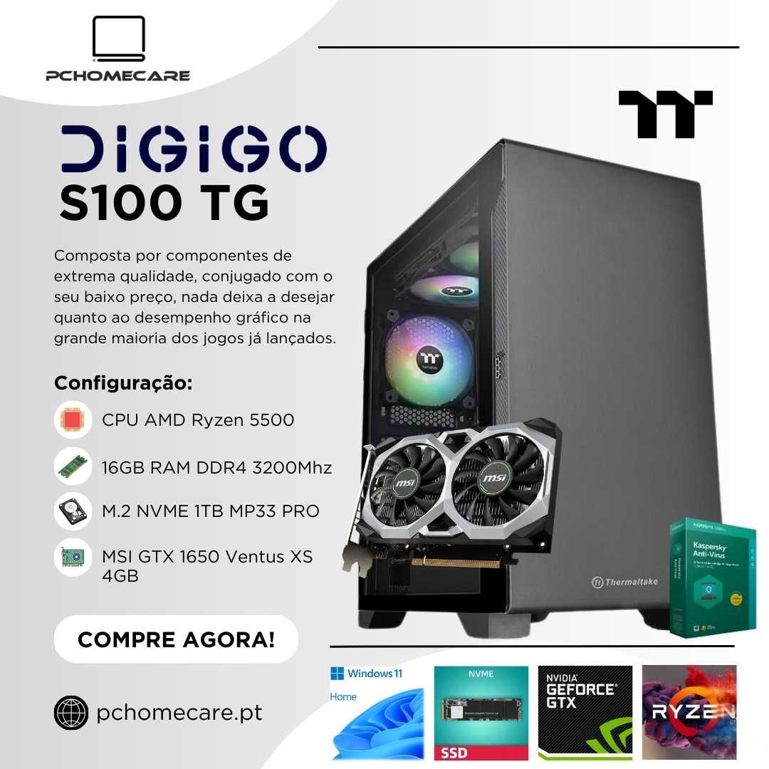 PC Gamer Digigo S100 AMD Ryzen 5 16GB GTX 1650 4GB