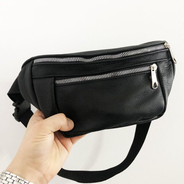 Бананка з натуральної шкіри, сумки на пояс