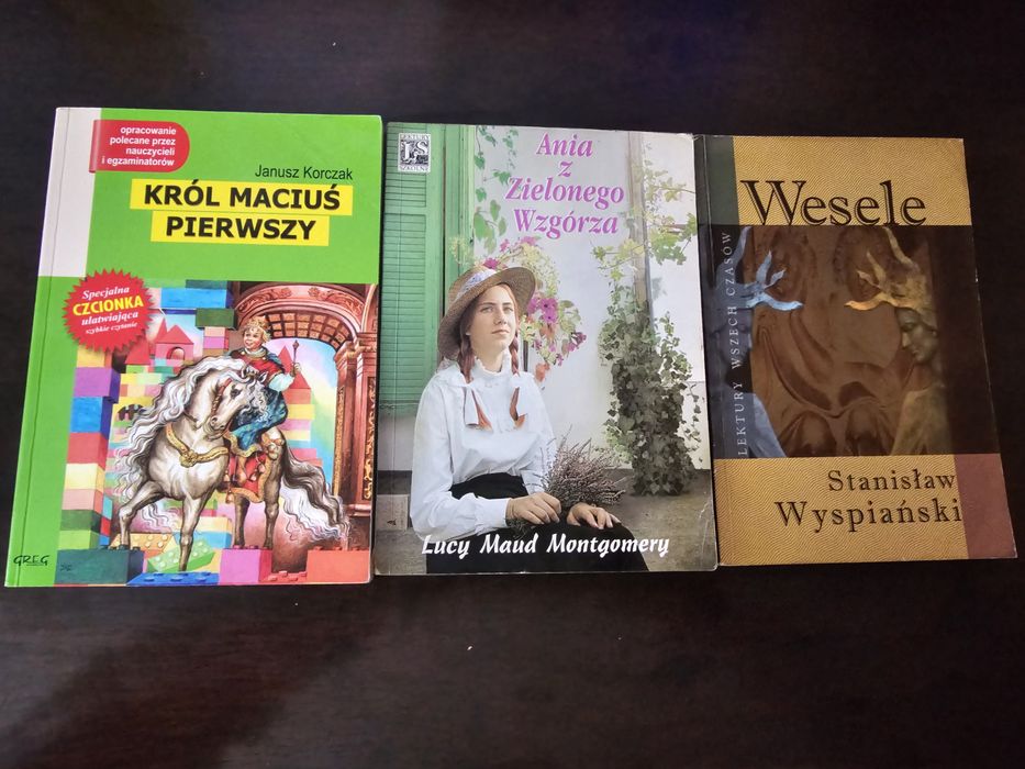 Lektury szkolne 3 sztuki całość za 10 zł
