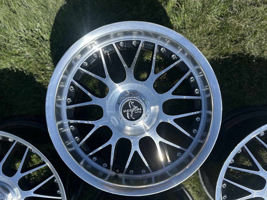 Титанові диски 5 100/112 R17 KESKIN KT4 Original різноширокі