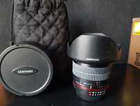 Samyang 14mm, para Nikon (usada) - em excelente estado