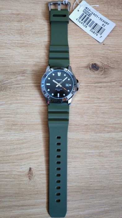 Годинник чоловічий casio mtp-vd01-3evudf