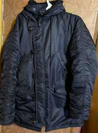 Куртка Аляска мужская зимняя Slim Fit N-3B Black chameleon