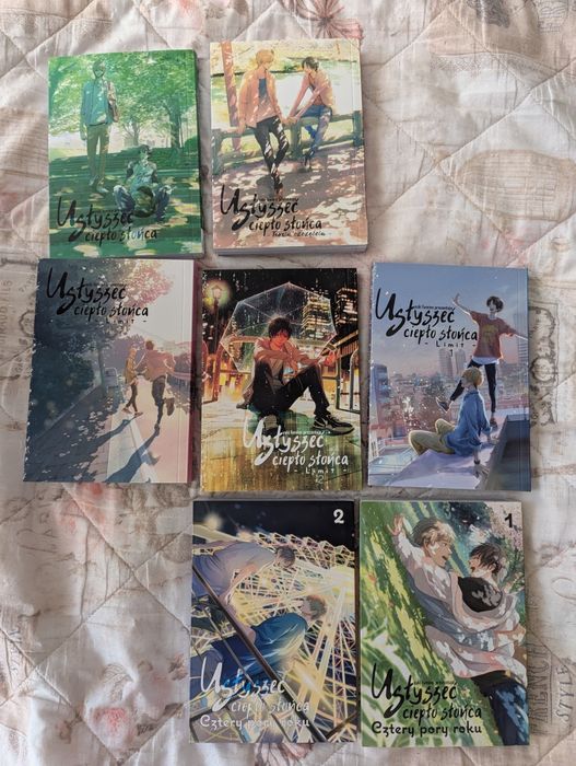 Usłyszeć ciepło słońca 7 tomów manga bl