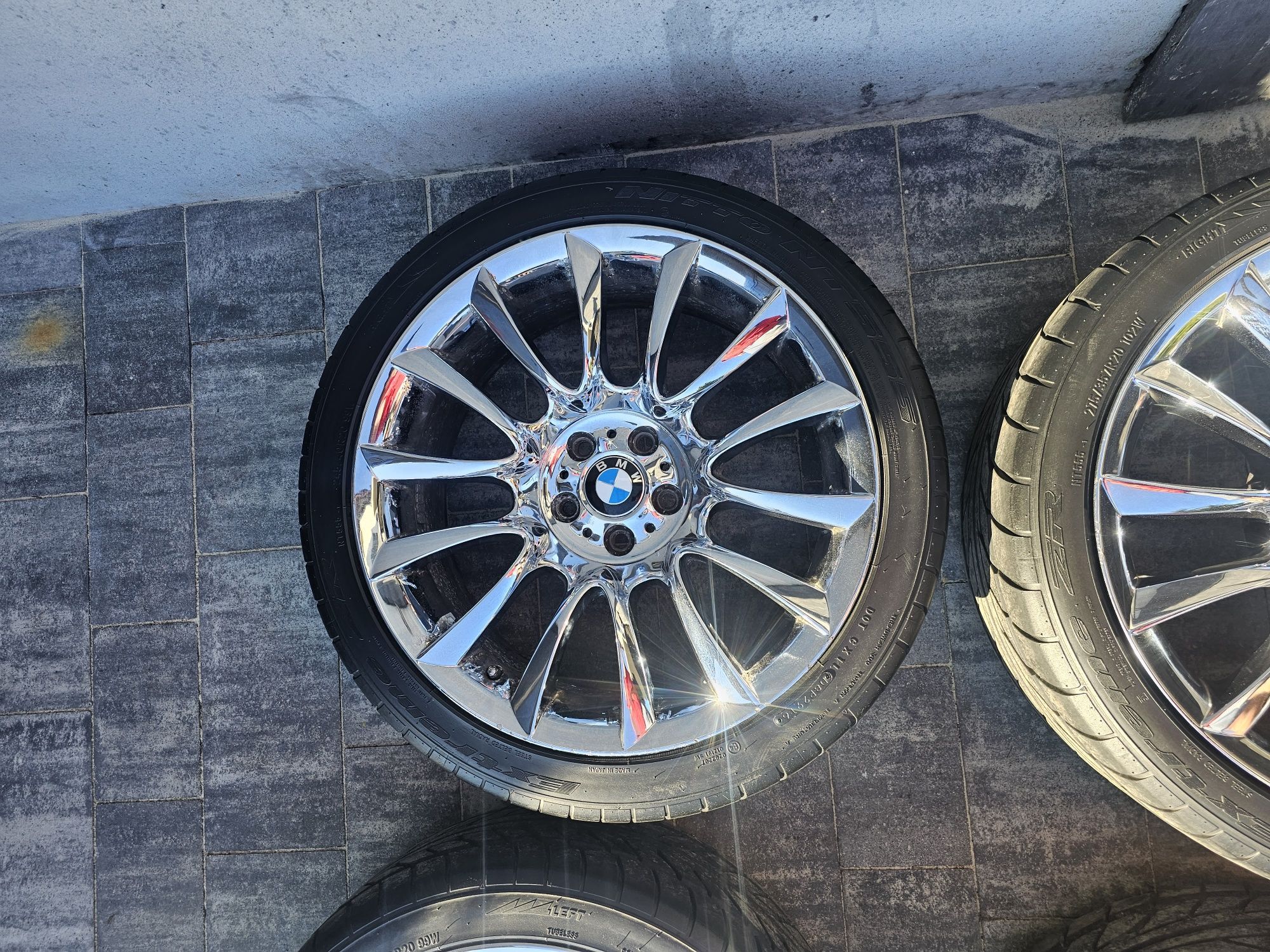 Koła Alufelgi 20" Chrom Kute BMW e65 e66 f01 f10 f11 e38 e39 x5 x6 e32