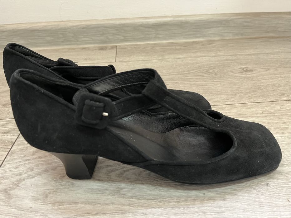 Czółenka skórzane , ręcznie robione Kämpgen, rozm 38/39