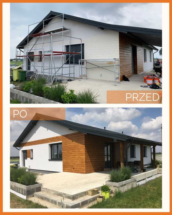 Ocieplenie domu, elewacje, tynkowanie elewacji, Kępno, Ostrzeszów, Wie