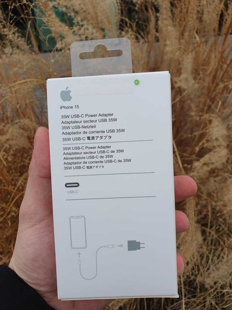 Мережевий зарядний пристрій Apple iPhone 15 Pro Max 2in1 USB-C +кабель
