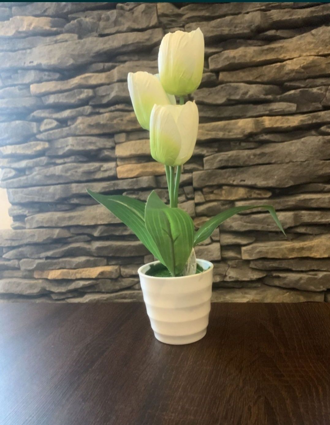 Tulipan sztuczny w doniczce 48wknkw