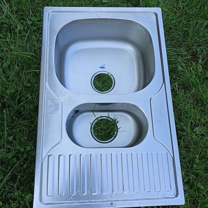 Zlew srebrny Kichnkox jednokomorowy