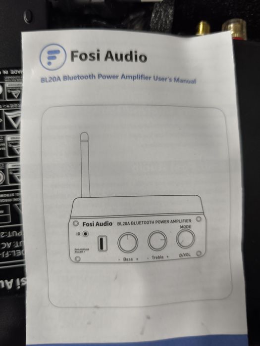 Усилитель звука Fosi Audio BT30D black Bluetooth 5.0, 2x50W+100W