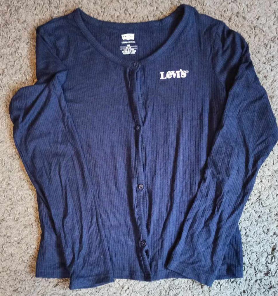 Sweterek bluza prążek Levis bluzka uroczystość galowy 158-164
