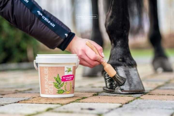 Smar do kopyt konia z olejkiem laurowym żółty 1L naturalny