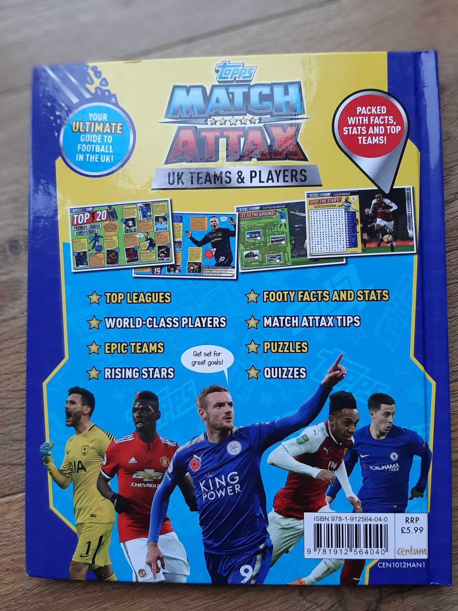 Match Attak, UK Teams & Players, Guide to UK Football