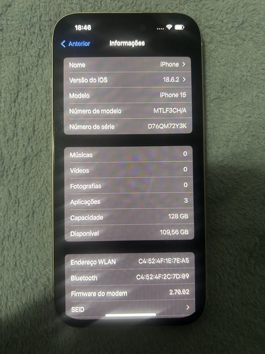 Iphone 15 128gb yellow