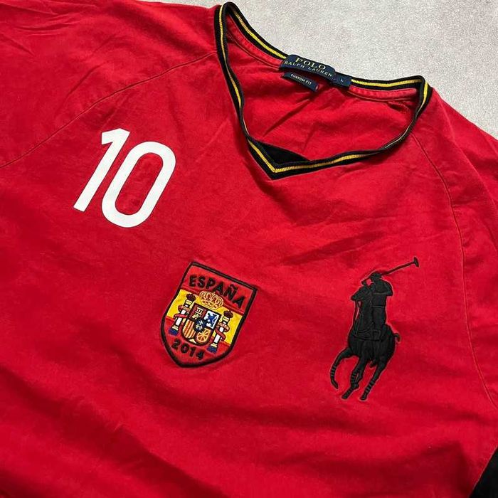 Koszulka Polo Ralph Lauren Spain Chief Keef Vintage Retro Y2K 90s