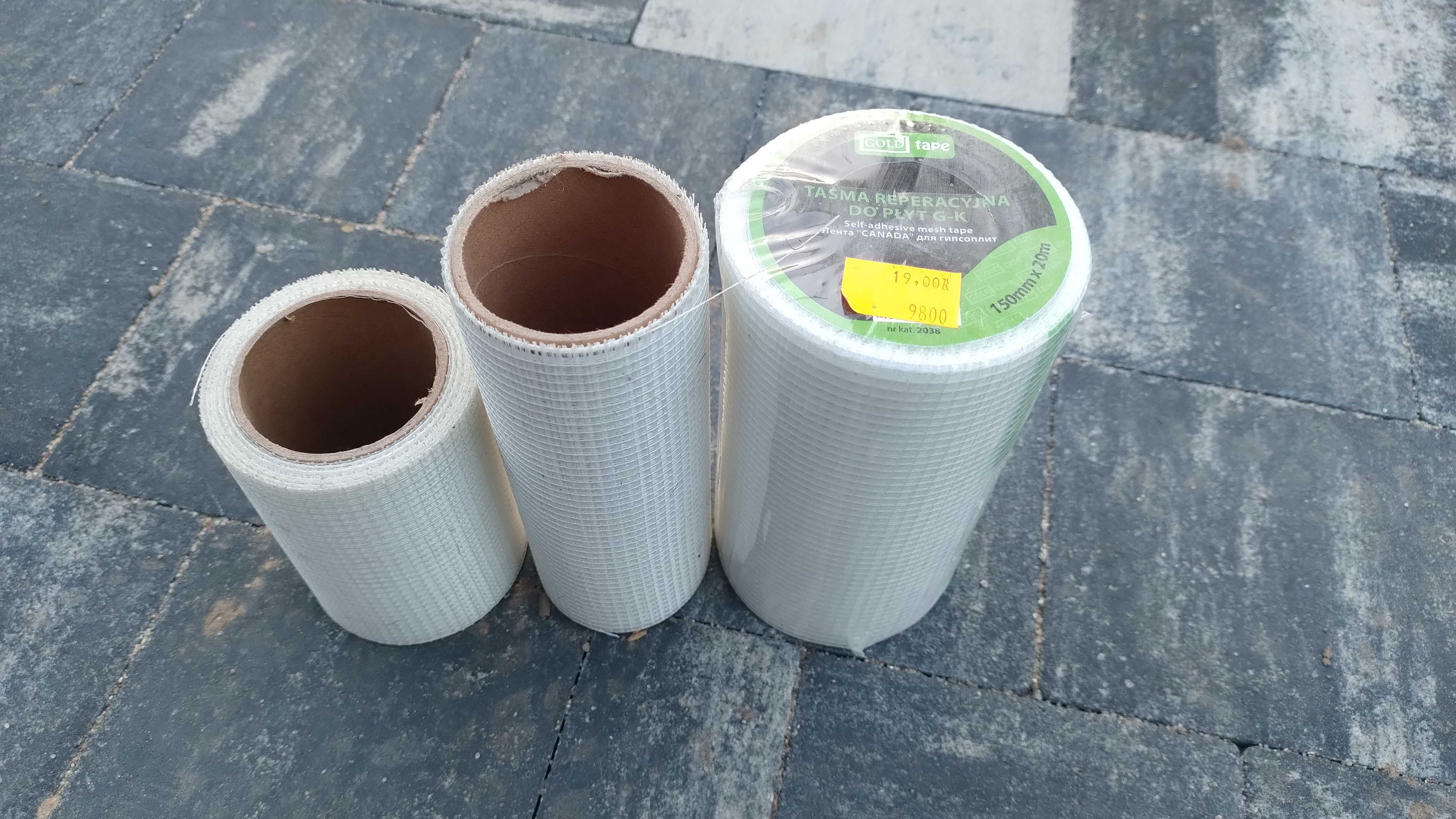 Taśma reparacyjna do płyt k/g 150 mm x 20m + 2 gratis