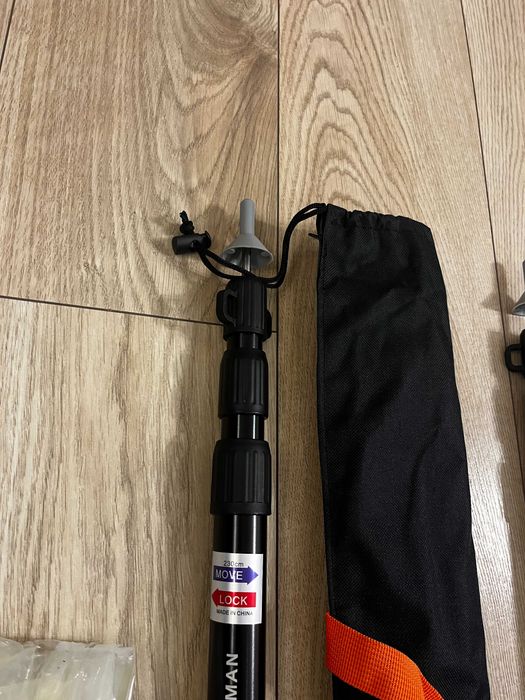 HIKEMAN Drążek do namiotu kempingowego, teleskopowy  2 szt. 93–230 cm