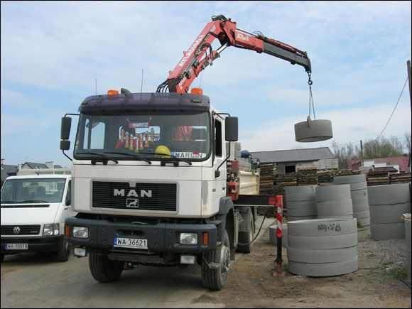 Kręgi betonowe 60, 80, 100, 120, 150 transport HDS drenaże włazy