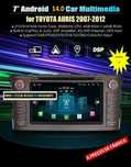 Auto-rádio 2 din Android 14 Toyota AURION CAMRY COROLLA AURIS ALTIS