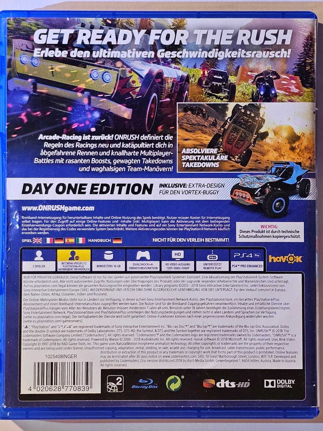 ONRUSH | GRA PS4 | PlayStation 4 | PL