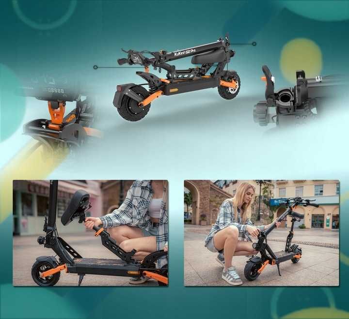Kukirin G2 Pro 1000W Pojazd Elektryczny 48V 15.6Ah 45km/h