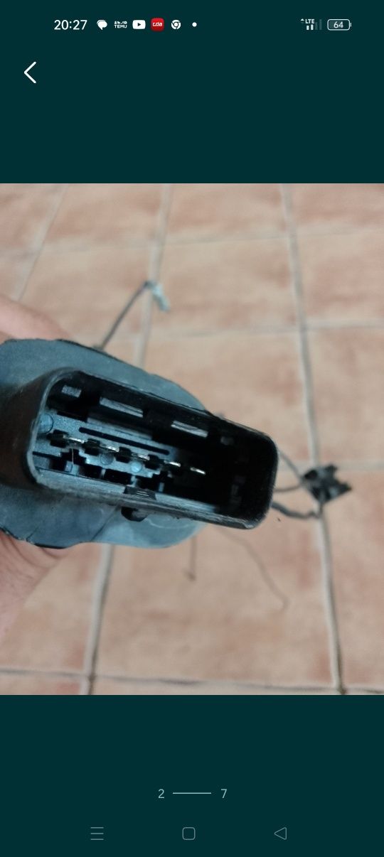 Kostka Wtyczka Wiązka elel. Wtyk/5pin reflektor przedni Megane ll