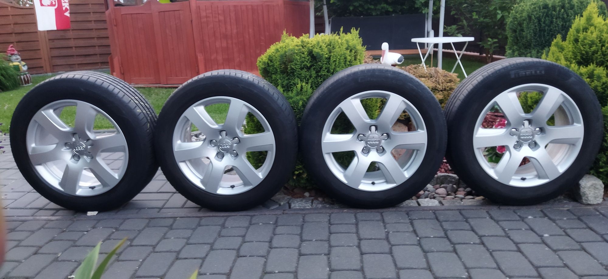 5x112 17 Cali Koła Alu Lato 225/55/17 Audi A6 C6 C7 oryginał