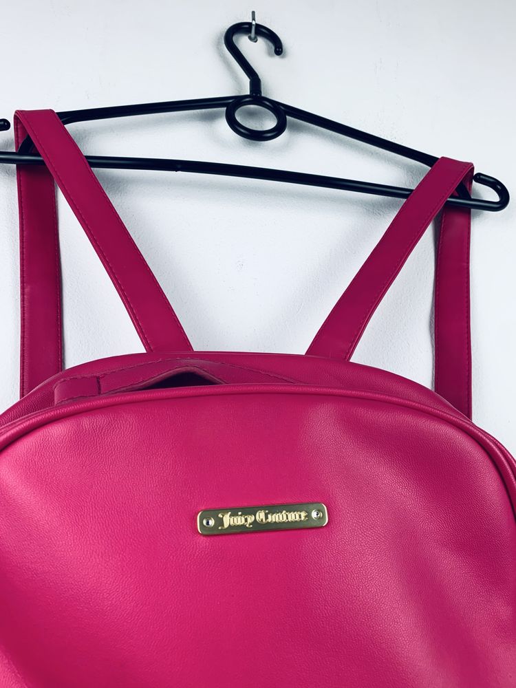 Różowy plecak damski Juicy Couture torba torebka y2k shoulder bag