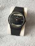 Zegarek AM:PM PD101-G003 Skeleton black unisex quartz vintage y2k wat