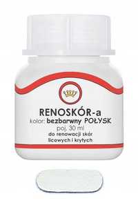 RENOSKÓR farba lakier do skóry Bezbarwny Połysk 30ml