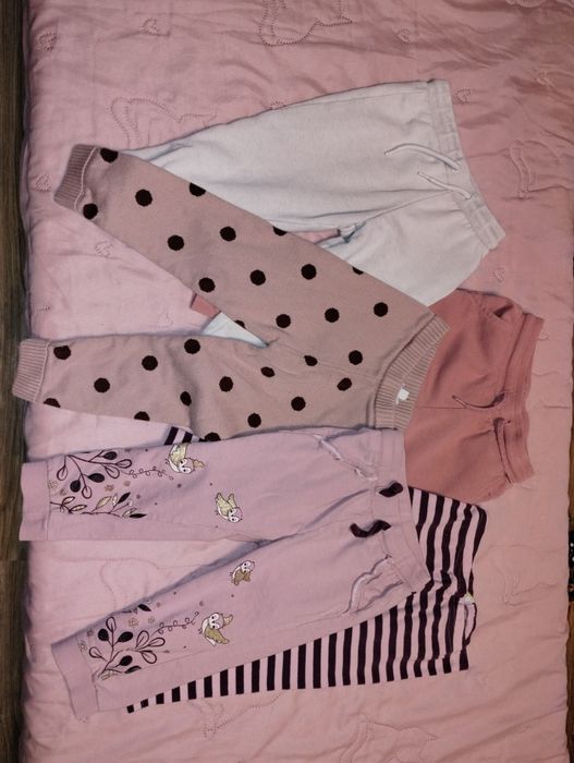 Spodnie dresowe Legginsy dla dziewczynki Rozmiar 92