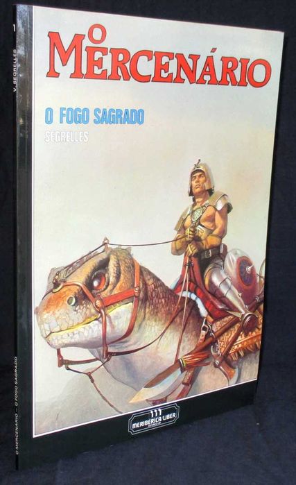 Livro BD Fogo Sagrado O Mercenário Meribérica