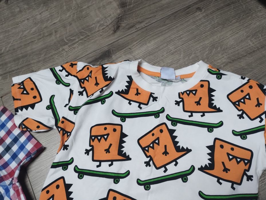 Elegancka koszula i t-shirt rozm 134