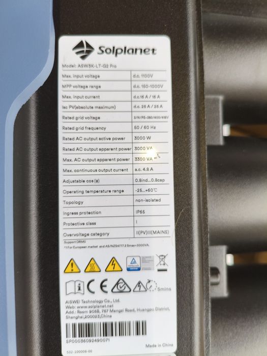 Falownik solplanet 3kw